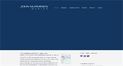 Desktop Screenshot of johnnurminenmarine.com